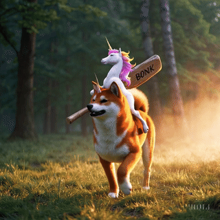 Unicorn Riding Doge Meme